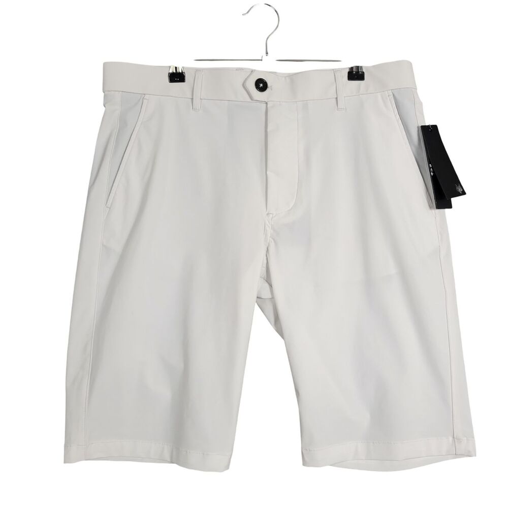 NWT GREYSON MCLSCB20 White Montauk Shorts 10" Inseam Golf SIZE 32